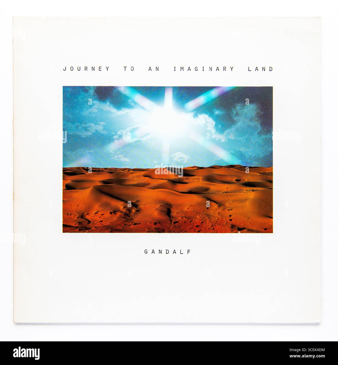 Reprise LP de Journey to an Imaginary Land, le premier album de Gandalf, sorti en 1981 Banque D'Images