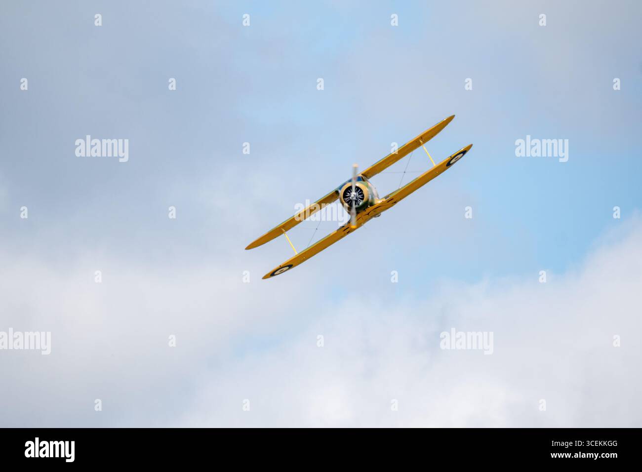 Headcorn Battle of Britain Airshow Beech Staggerwing Banque D'Images