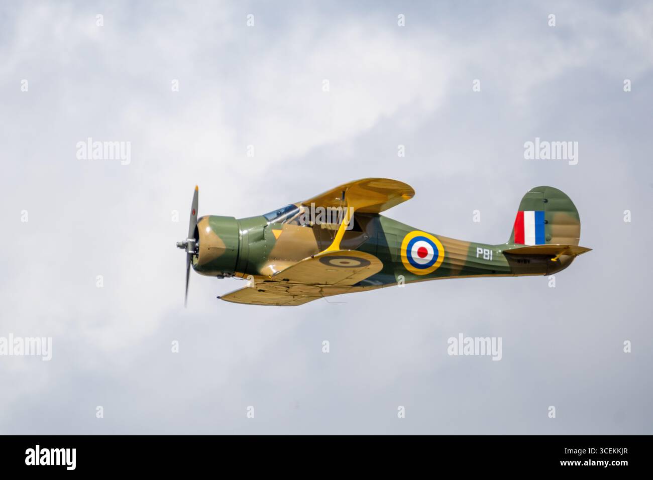 Headcorn Battle of Britain Airshow Beech Staggerwing Banque D'Images