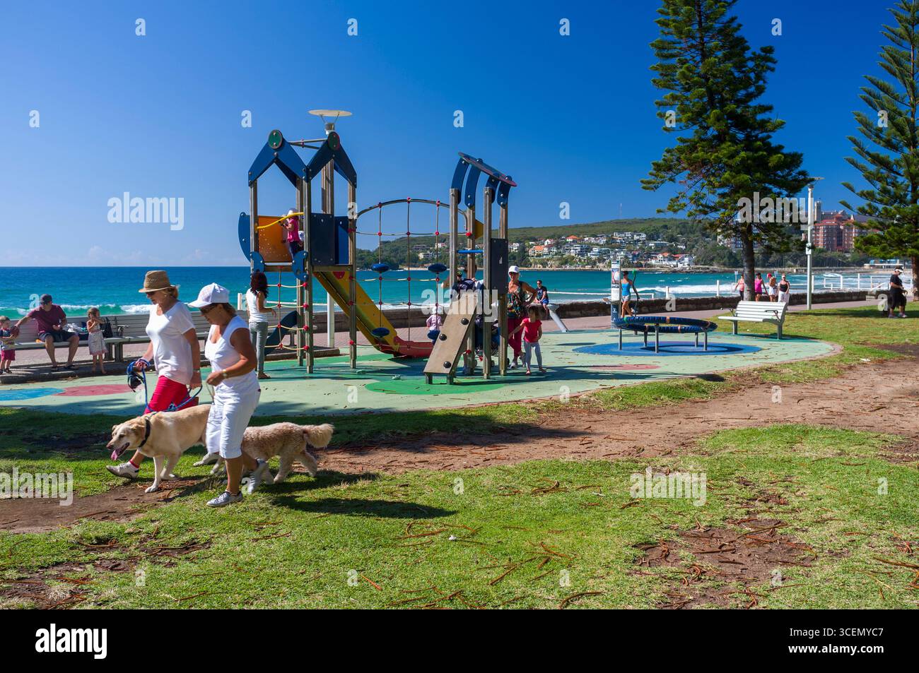 Structure de jeu, North Steyne, Manly Beach, Manly, New South Wales, Australie Banque D'Images