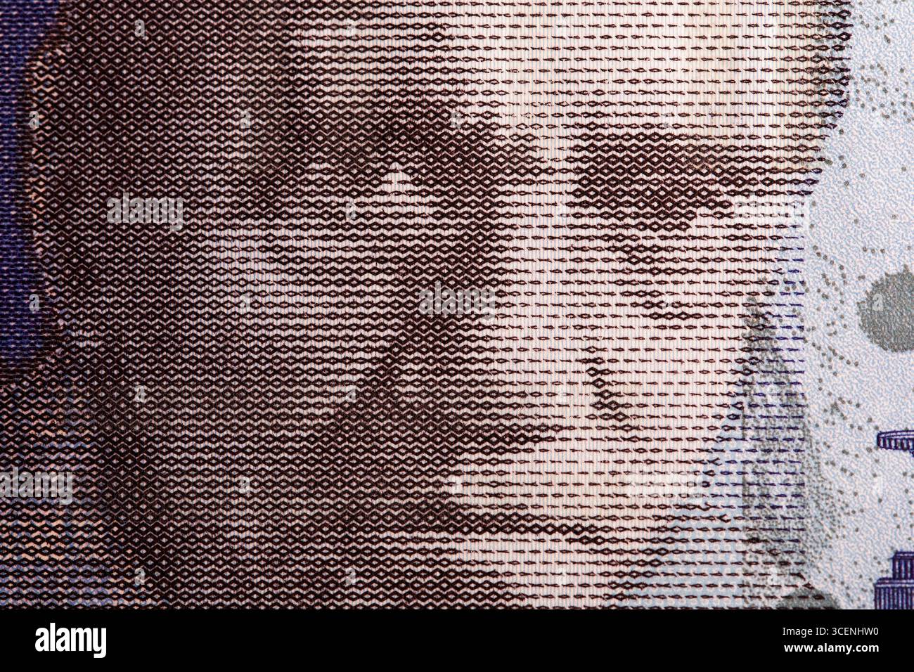 Alexander Fleming un gros plan portrait de l'argent écossais - livre Banque D'Images