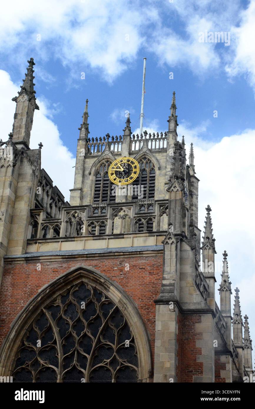 Hull Minster est une église anglicane du centre de Hull. L'église s'appelait Holy Trinity Church. East Riding of Yorkshire, Angleterre Banque D'Images