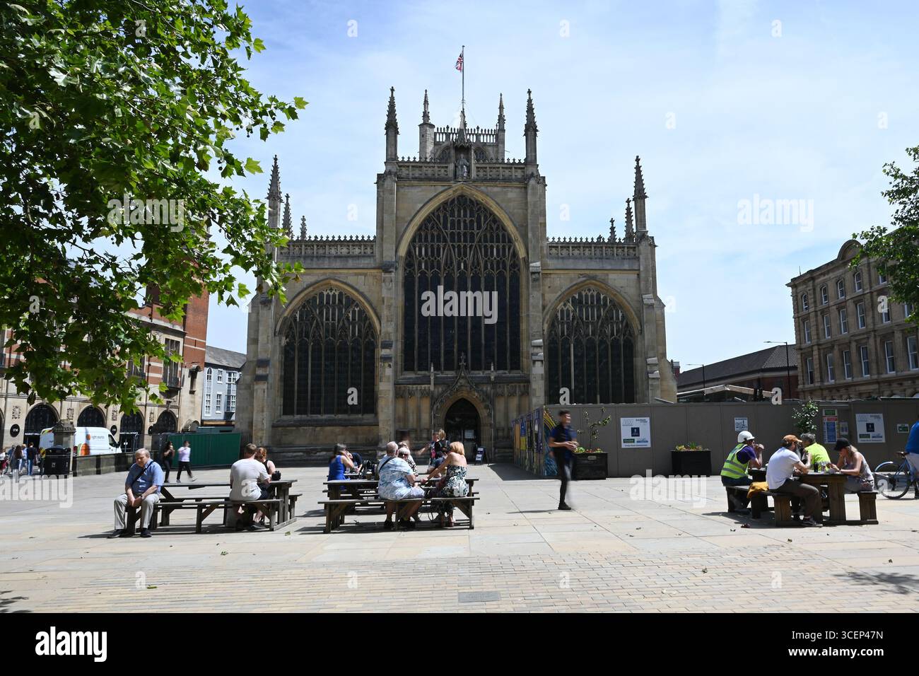 Hull Minster est une église anglicane du centre de Hull. L'église s'appelait Holy Trinity Church. East Riding of Yorkshire, Angleterre Banque D'Images