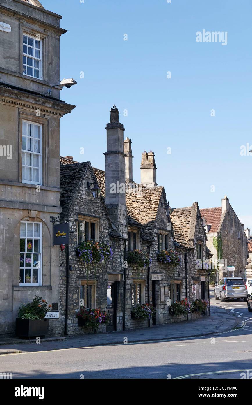 La charmante ville rurale de Bradford upon Avon, Wiltshire, Angleterre du Sud-Ouest, Royaume-Uni Banque D'Images