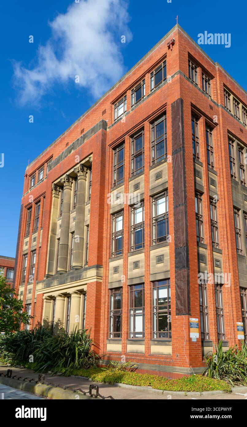 King George VI, KGVI Building, Newcastle University, Newcastle upon Tyne, Tyne and Wear, Angleterre, Royaume-Uni 1939, par P. Clive Newcombe Banque D'Images
