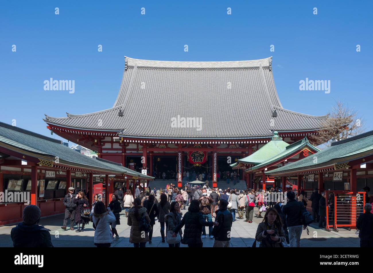 Sensō-ji temple bouddhiste, Asakusa, Taito-ku, Tokyo, Kanto, Japon Banque D'Images
