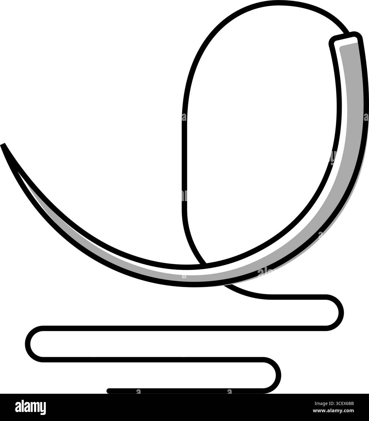 illustration vectorielle d'icône de couleur de chirurgien de fil d'aiguille chirurgicale Illustration de Vecteur