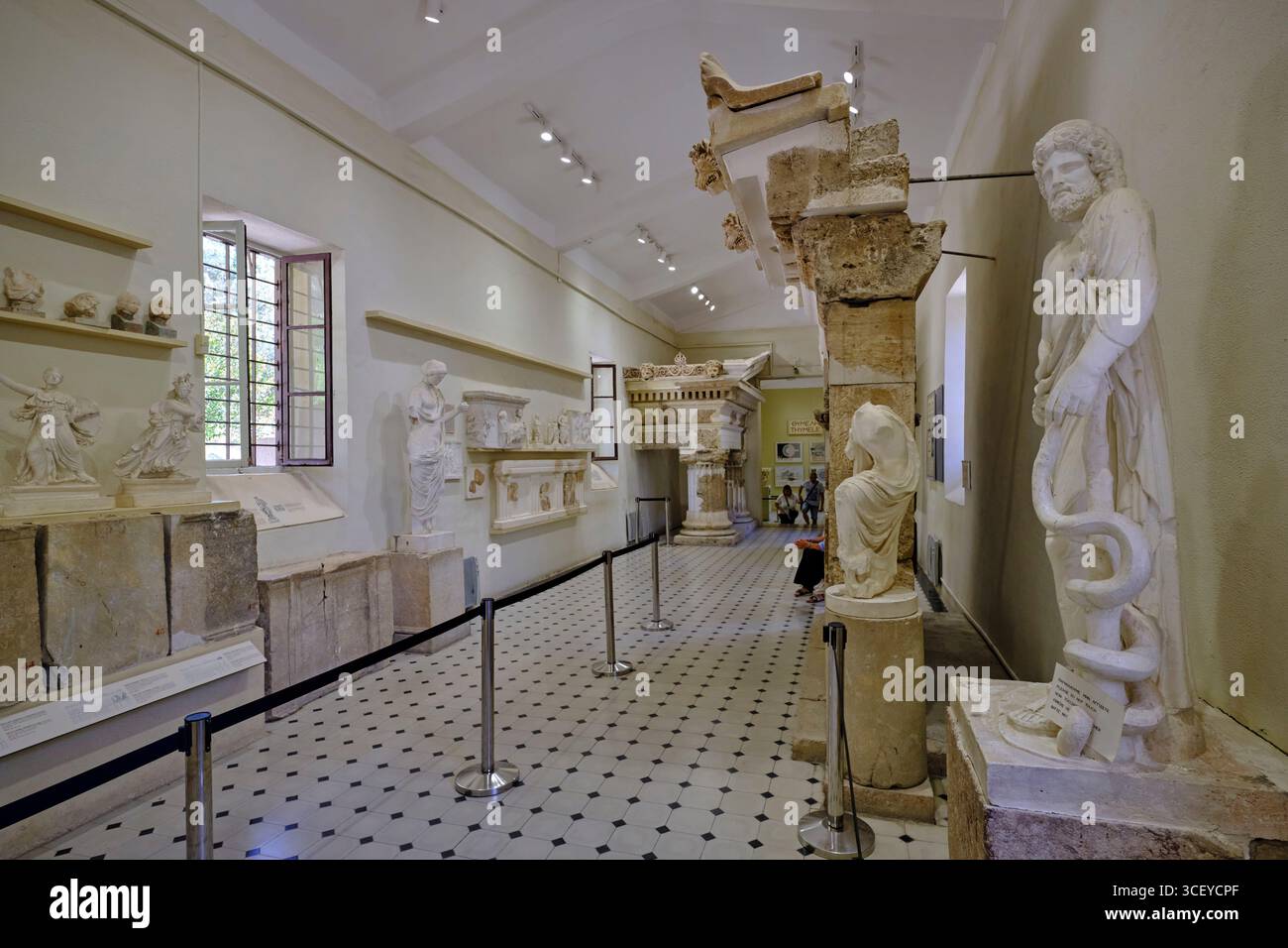 Grèce, Péloponnèse, le musée archéologique d'Épidaure Banque D'Images