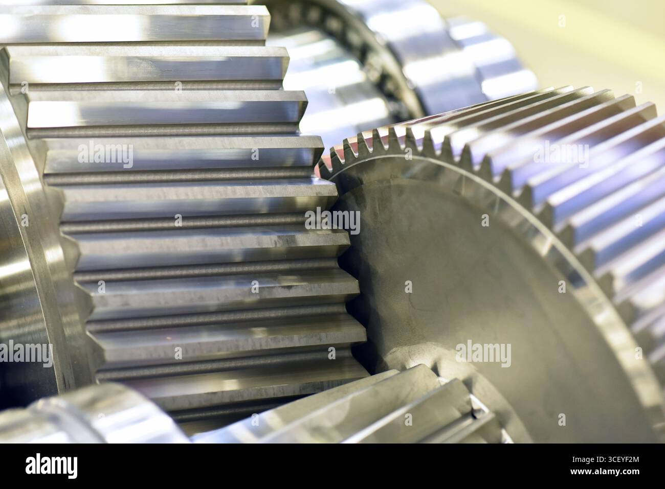 Libre des roues dentées d'une boîte de vitesses en génie mécanique Banque D'Images