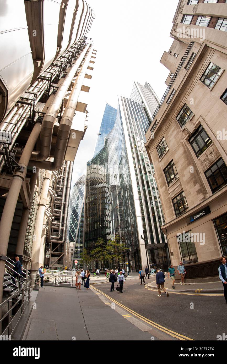Le Lloyds Building London Banque D'Images