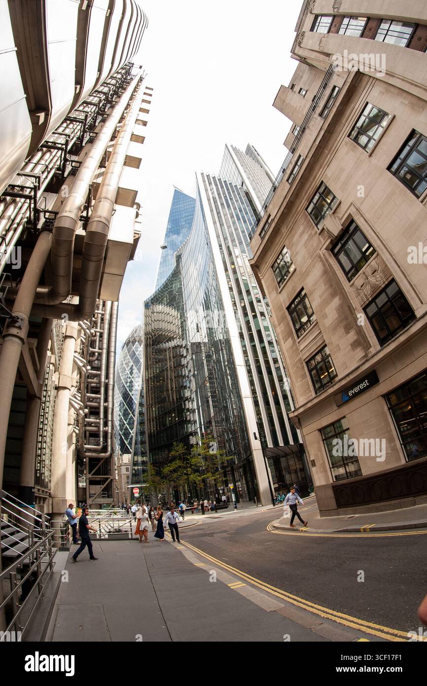 Le Lloyds Building London Banque D'Images