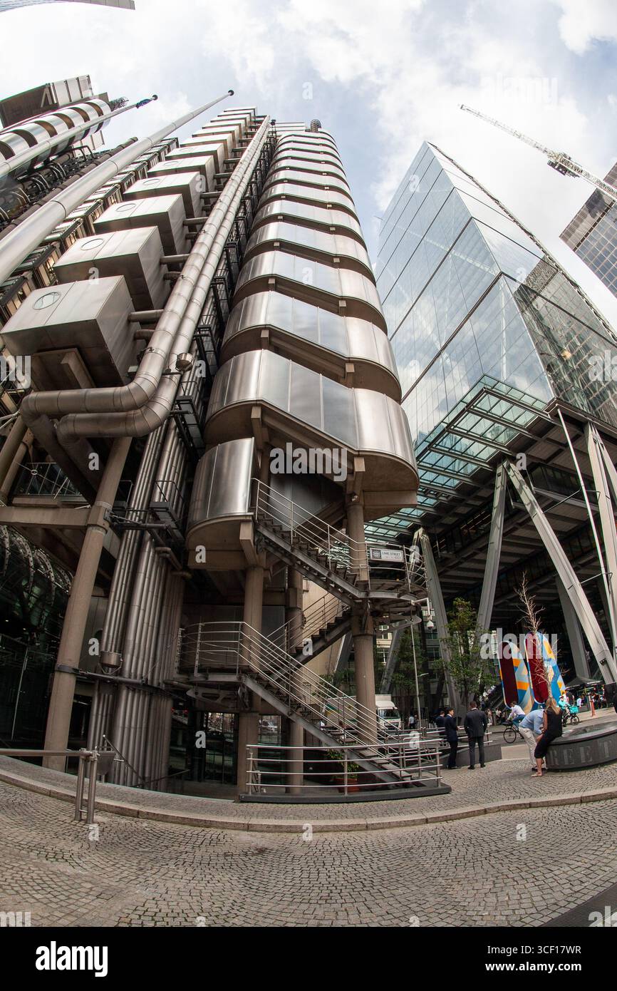 Le Lloyds Building London Banque D'Images