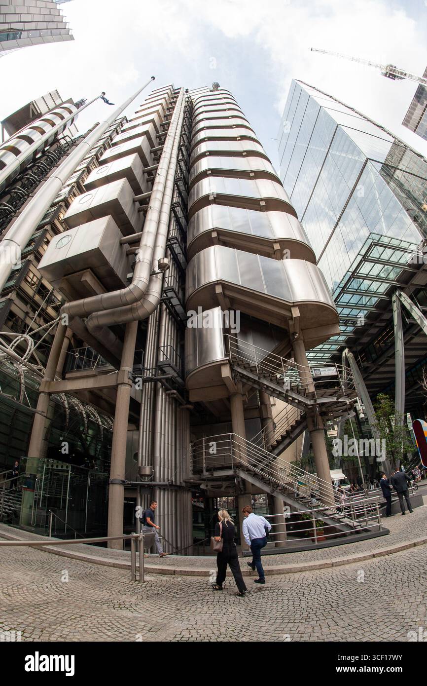 Le Lloyds Building London Banque D'Images