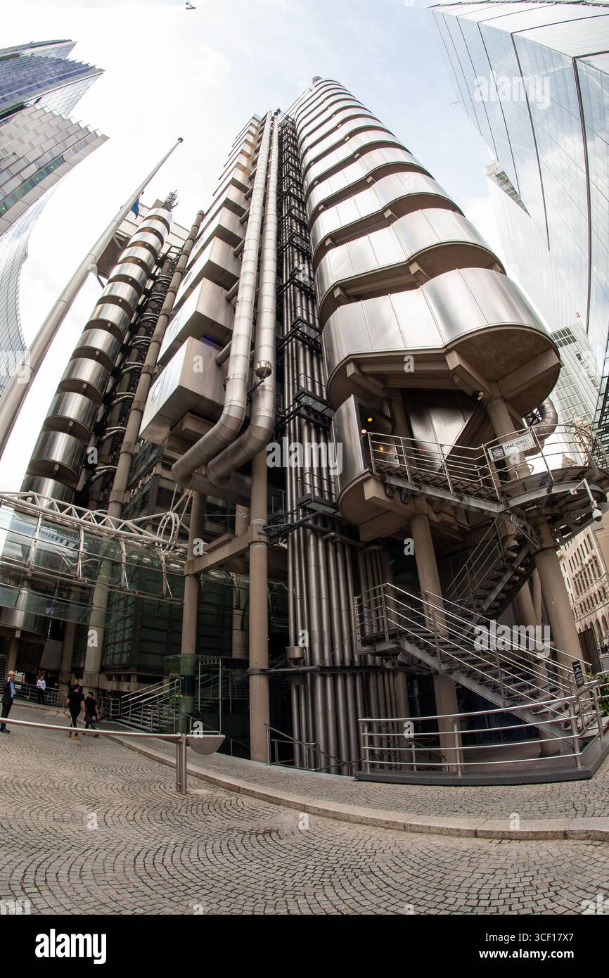 Le Lloyds Building London Banque D'Images