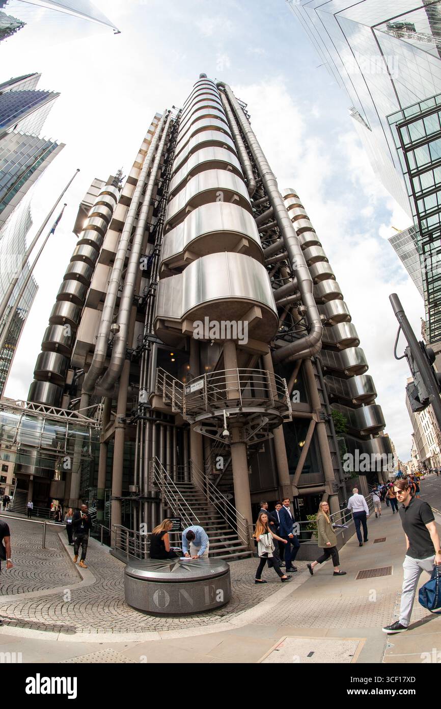Le Lloyds Building London Banque D'Images