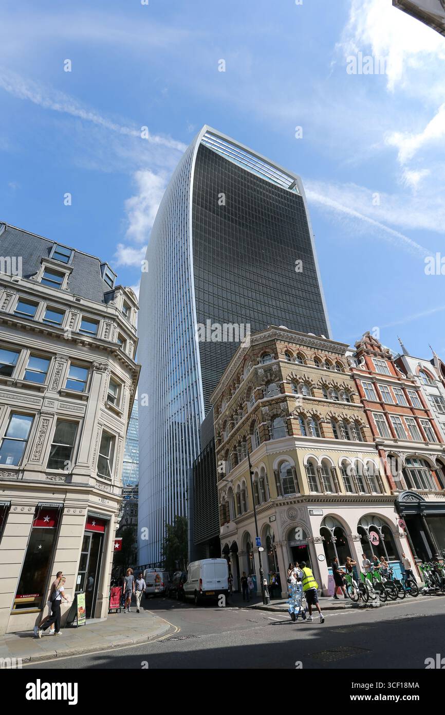 Walkie talkie bâtiment Londres Banque D'Images