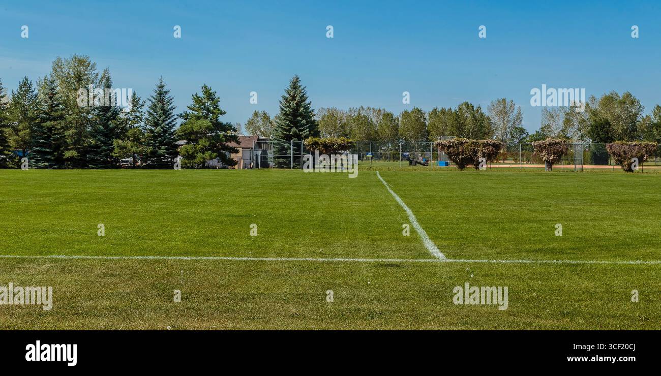 UMEA Vast Park est situé dans le quartier Lawson Heights Suburban Center de Saskatoon. Banque D'Images