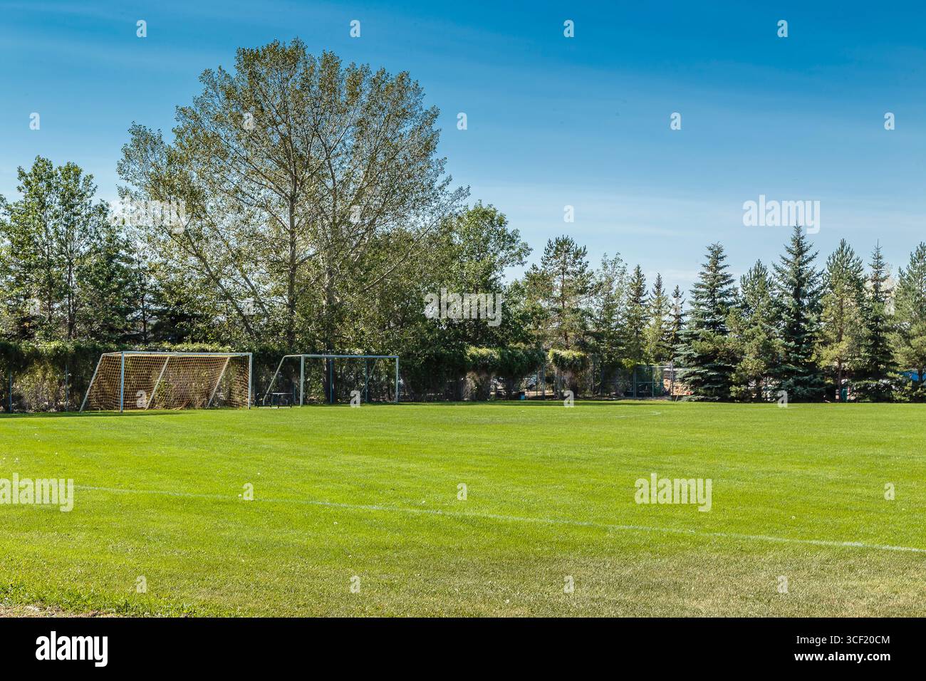 UMEA Vast Park est situé dans le quartier Lawson Heights Suburban Center de Saskatoon. Banque D'Images