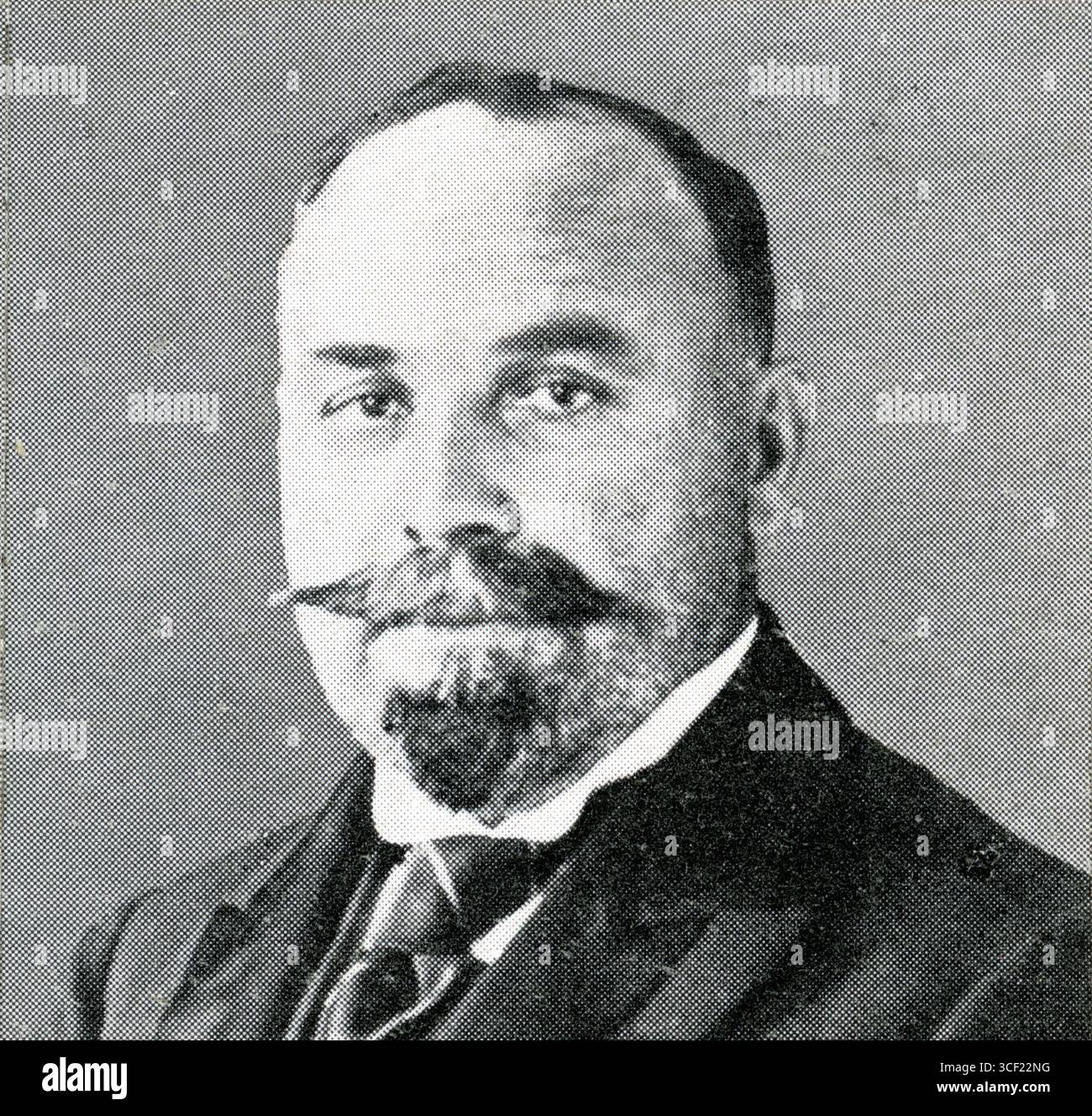 Pendant la première guerre balkanique de 1912, les Nations balkaniques (Bulgarie, Monténégro, Grèce, Serbie) se sont battues contre l'Empire ottoman (Turquie). Le représentant du Monténégro aux négociations de paix était Lazar Myoukovitsj. Londres, décembre 1912. Banque D'Images