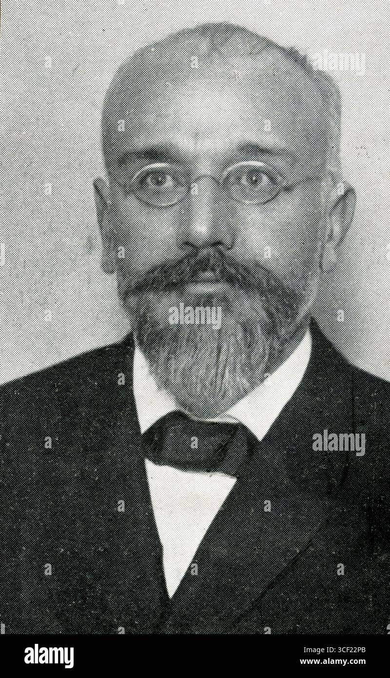 La première guerre balkanique de 1912 a impliqué les états balkaniques (Bulgarie, Monténégro, Grèce, Serbie) combattant l'Empire ottoman (Turquie). Eleutherios Venezilos représentait la Grèce aux négociations de paix. Londres, décembre 1912. Banque D'Images