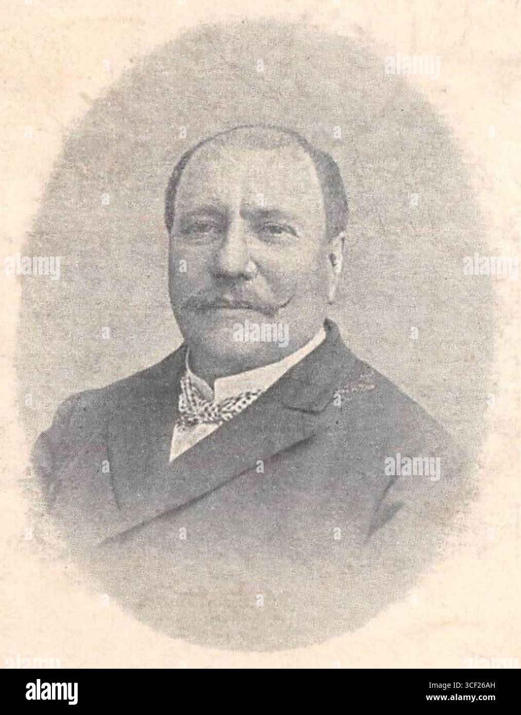 Jean-Denis Guibert (1843-1914), carte postale électorale du début des années 1900, associée aux campagnes politiques françaises. Banque D'Images