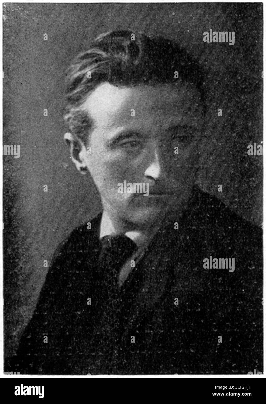 Portrait de Gerardo Dottori, artiste italien, pris en 1937. Banque D'Images