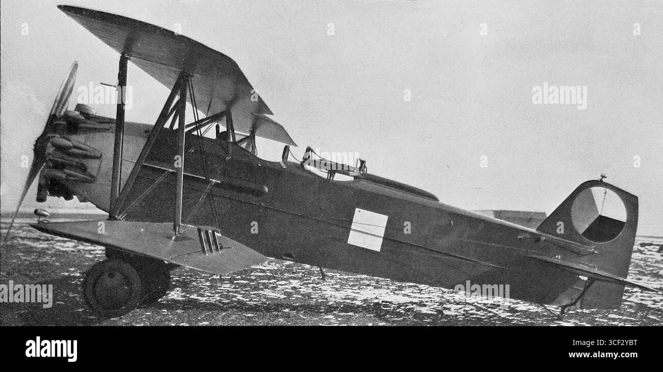 L'Avia BH-26, un avion tchécoslovaque conçu en 1927, a fait partie de l'histoire de l'aviation, principalement utilisé pour la reconnaissance et les bombardements légers à son époque. Banque D'Images