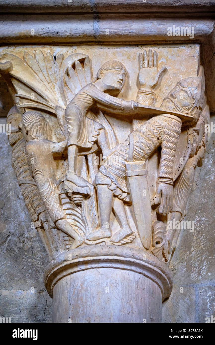 France, Yonne, Parc naturel régional du Morvan, Vézelay, labellisé les plus beaux villages de France, la basilique Sainte-Marie-Madeleine classée au classement Banque D'Images