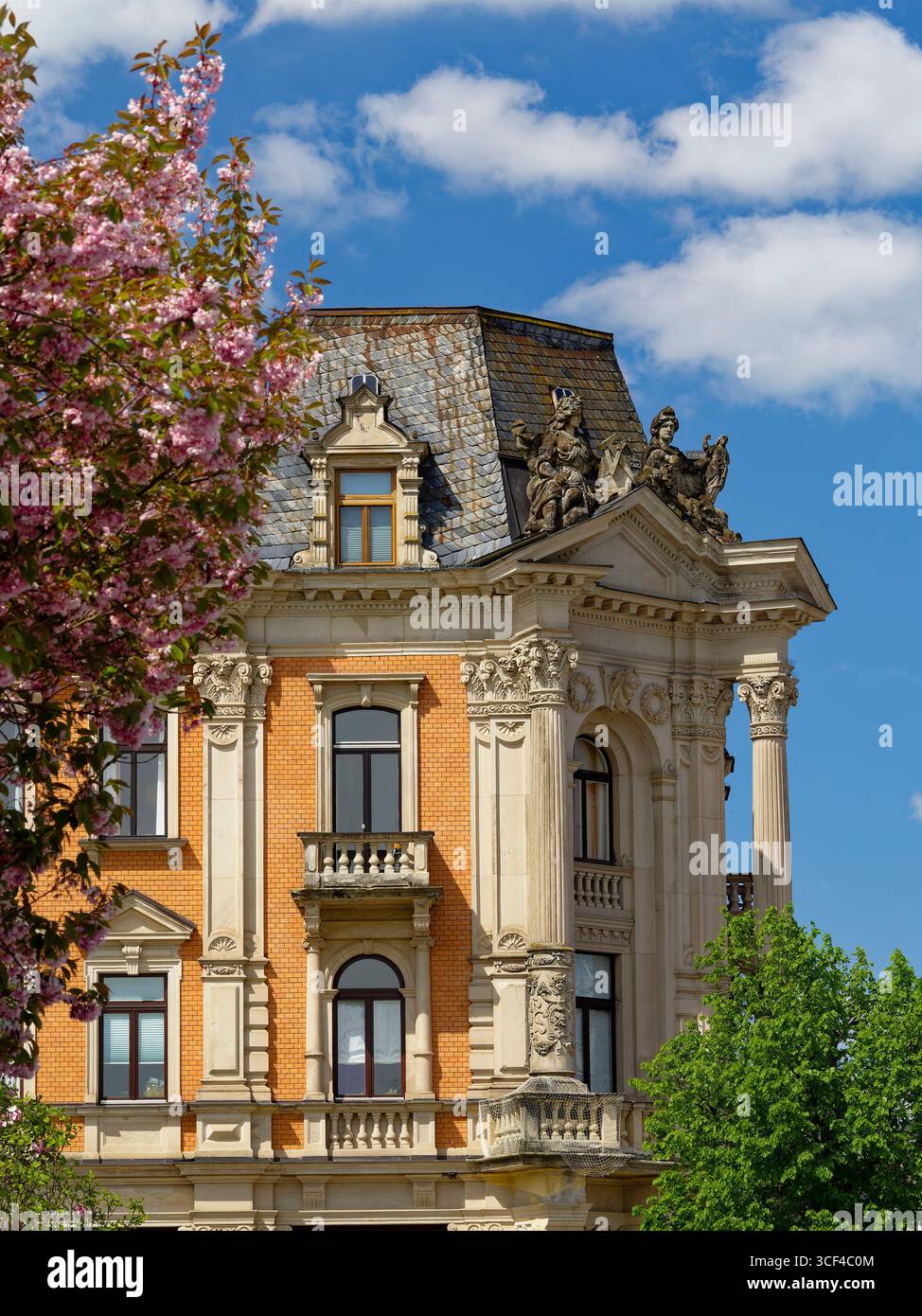 Architecture de spa dans l'état spa Bad Kissingen, Basse-Franconie, Franconie, Bavière, Allemagne Banque D'Images