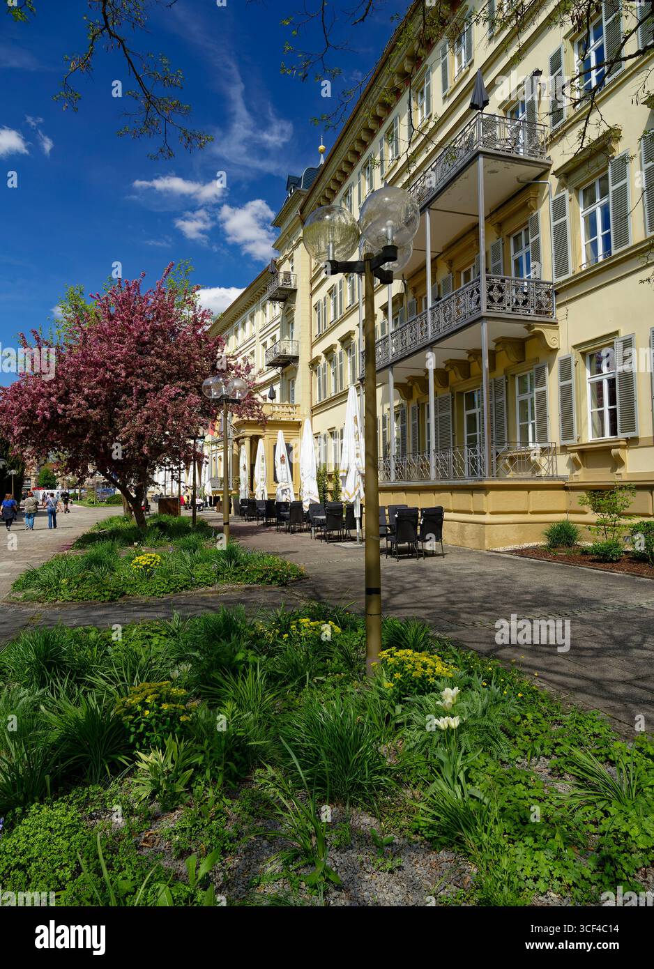 Architecture de spa dans l'état spa Bad Kissingen, Basse-Franconie, Franconie, Bavière, Allemagne Banque D'Images