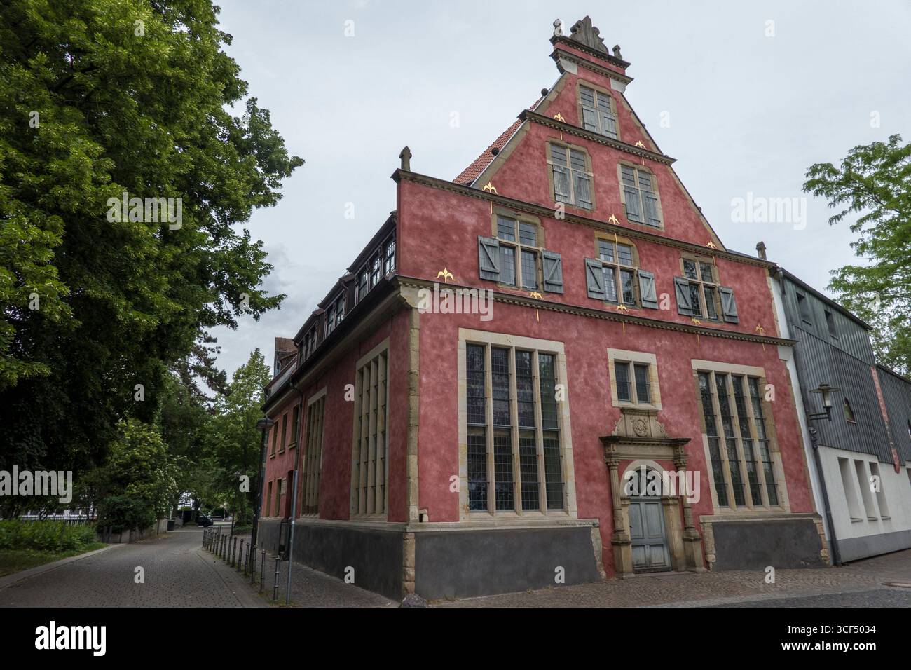 Ancien manoir de 1591, Rhénanie du Nord-Westphalie, Allemagne, Herford Banque D'Images