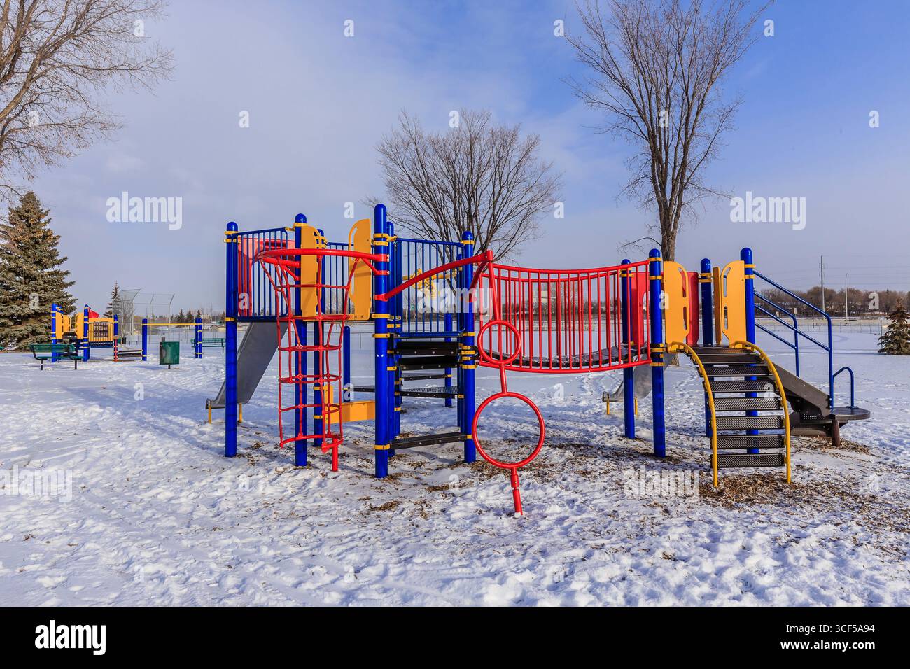 Le parc William A. Reid est situé dans le quartier Confederation Park SC (centre de banlieue) de Saskatoon. Banque D'Images Le parc William A. Reid est situé dans le quartier Confederation Park SC (centre de banlieue) de Saskatoon. Banque D'Images