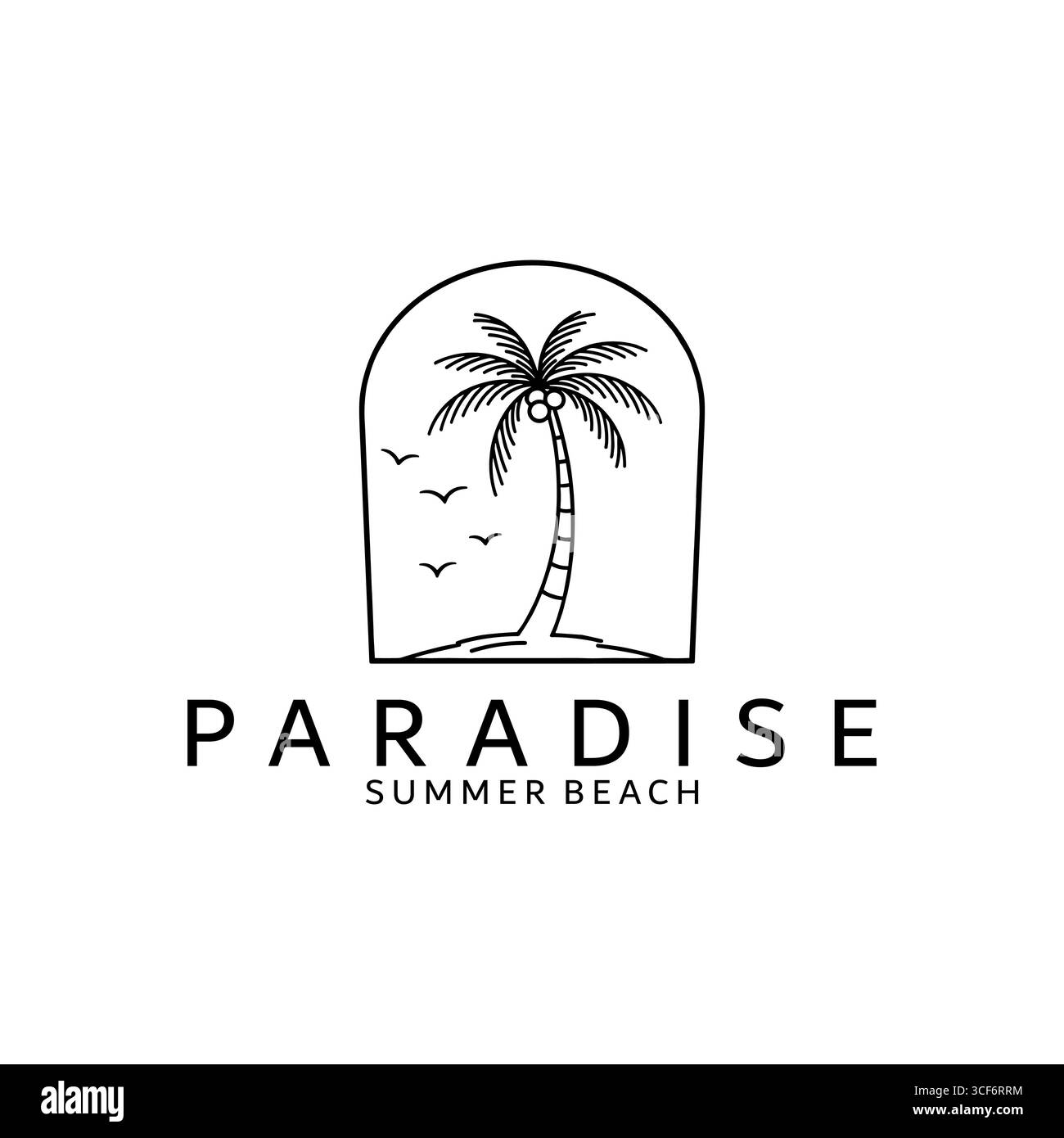 Palm ou Coconut Line Art logo illustration vectorielle Design. Vintage main dessinée Palm logo Design de modèle de badge. Sunset in the Island logo concept Illustration de Vecteur Palm ou Coconut Line Art logo illustration vectorielle Design. Vintage main dessinée Palm logo Design de modèle de badge. Sunset in the Island logo concept Illustration de Vecteur