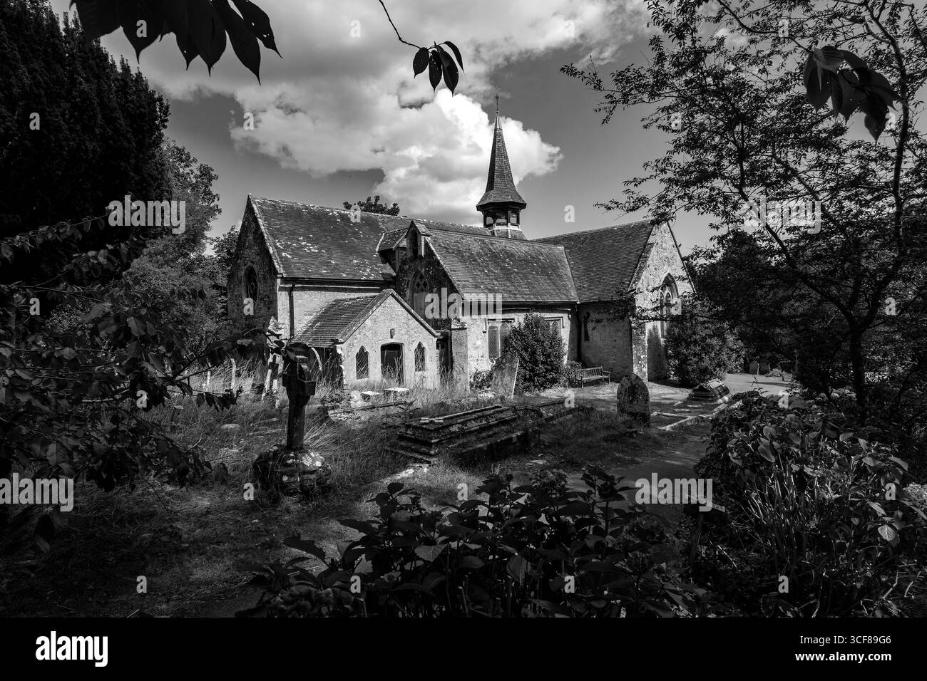 Shanklin Old Church Île de Wight Banque D'Images