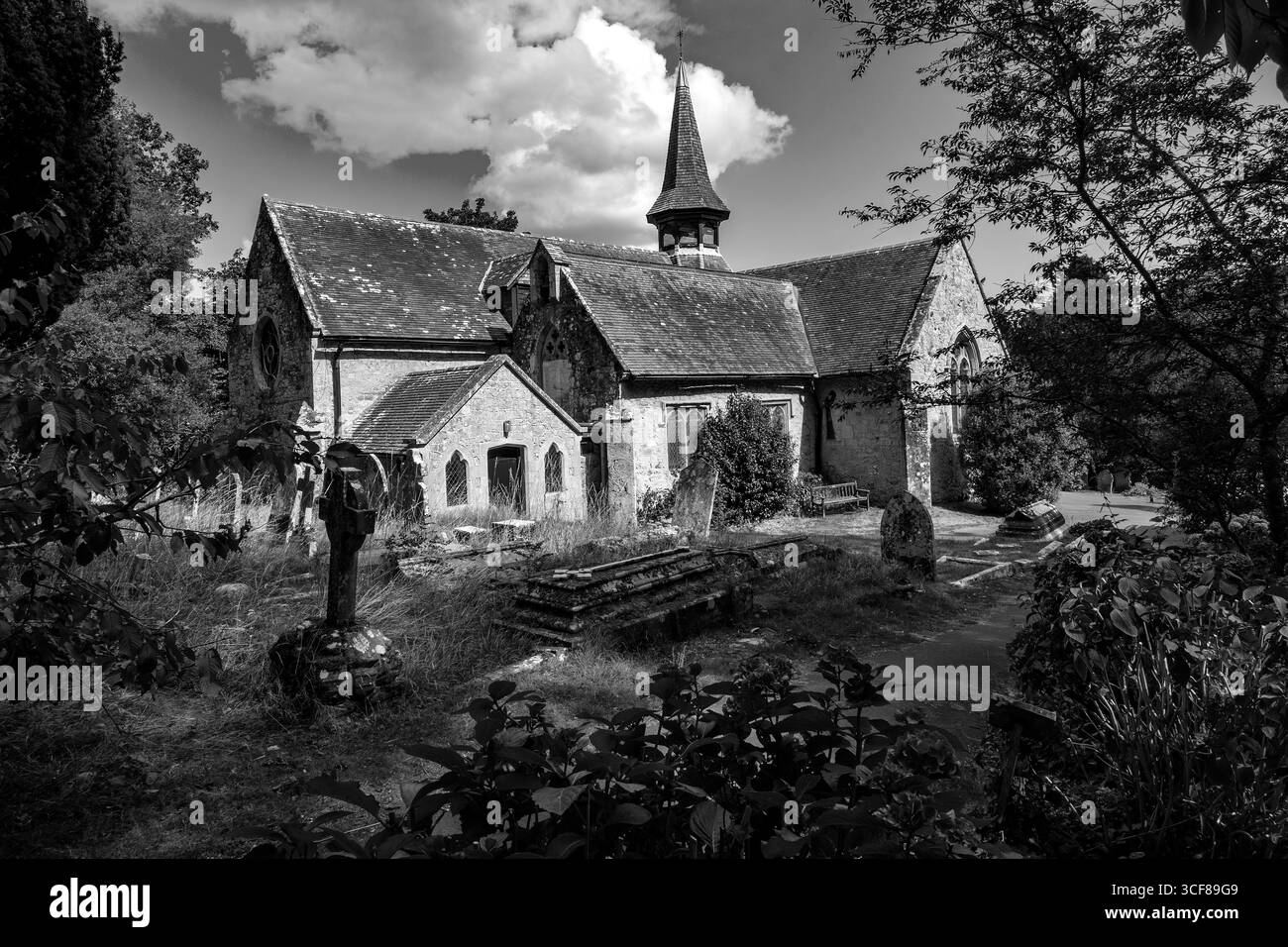 Shanklin Old Church Île de Wight Banque D'Images