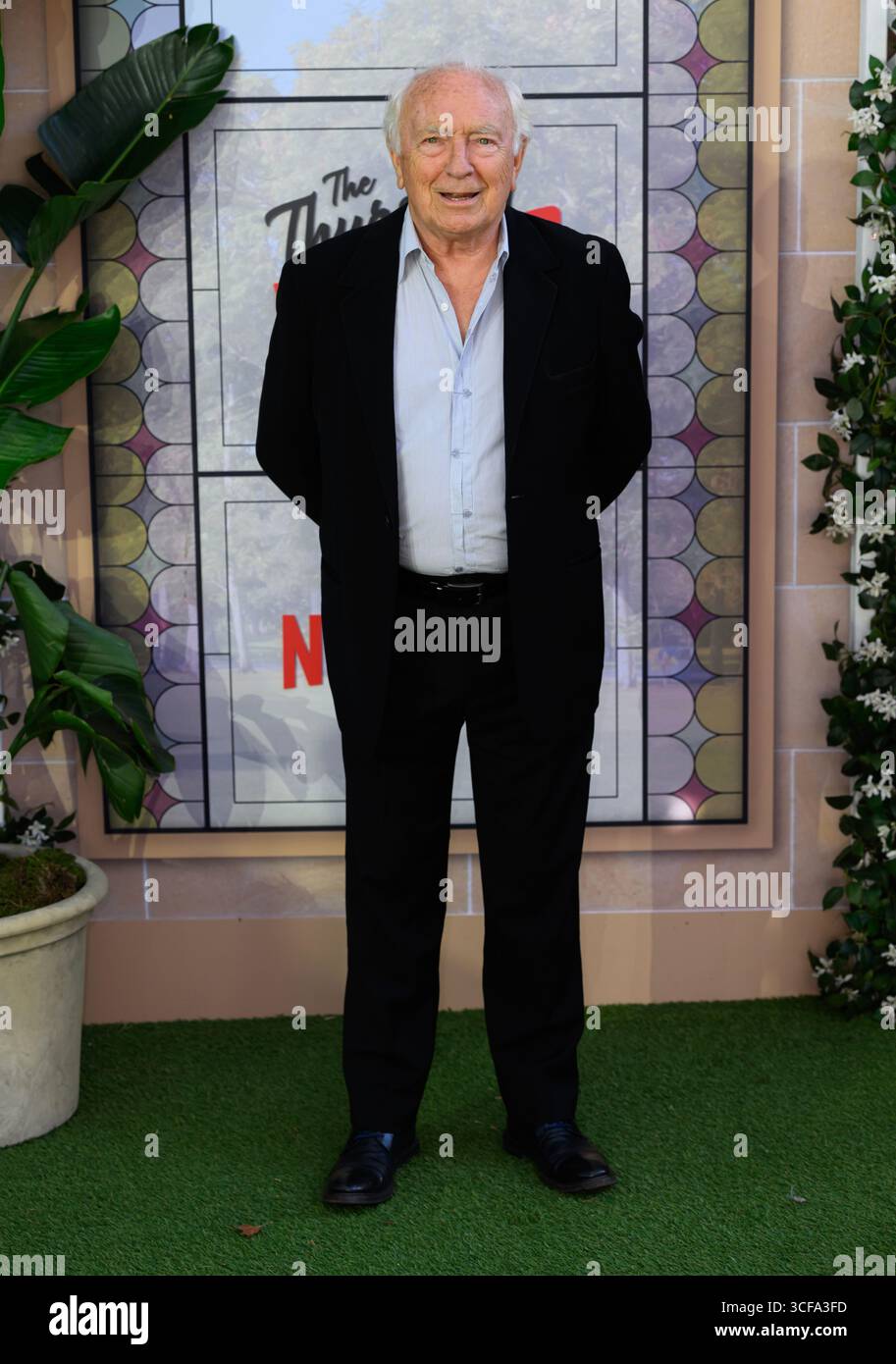 Londres, Royaume-Uni. 21 août 2025. Paul Freeman assiste à la première anglaise du Thursday Murder Club, Leicester Square. Crédit : Doug Peters/EMPICS/Alamy Live News Banque D'Images