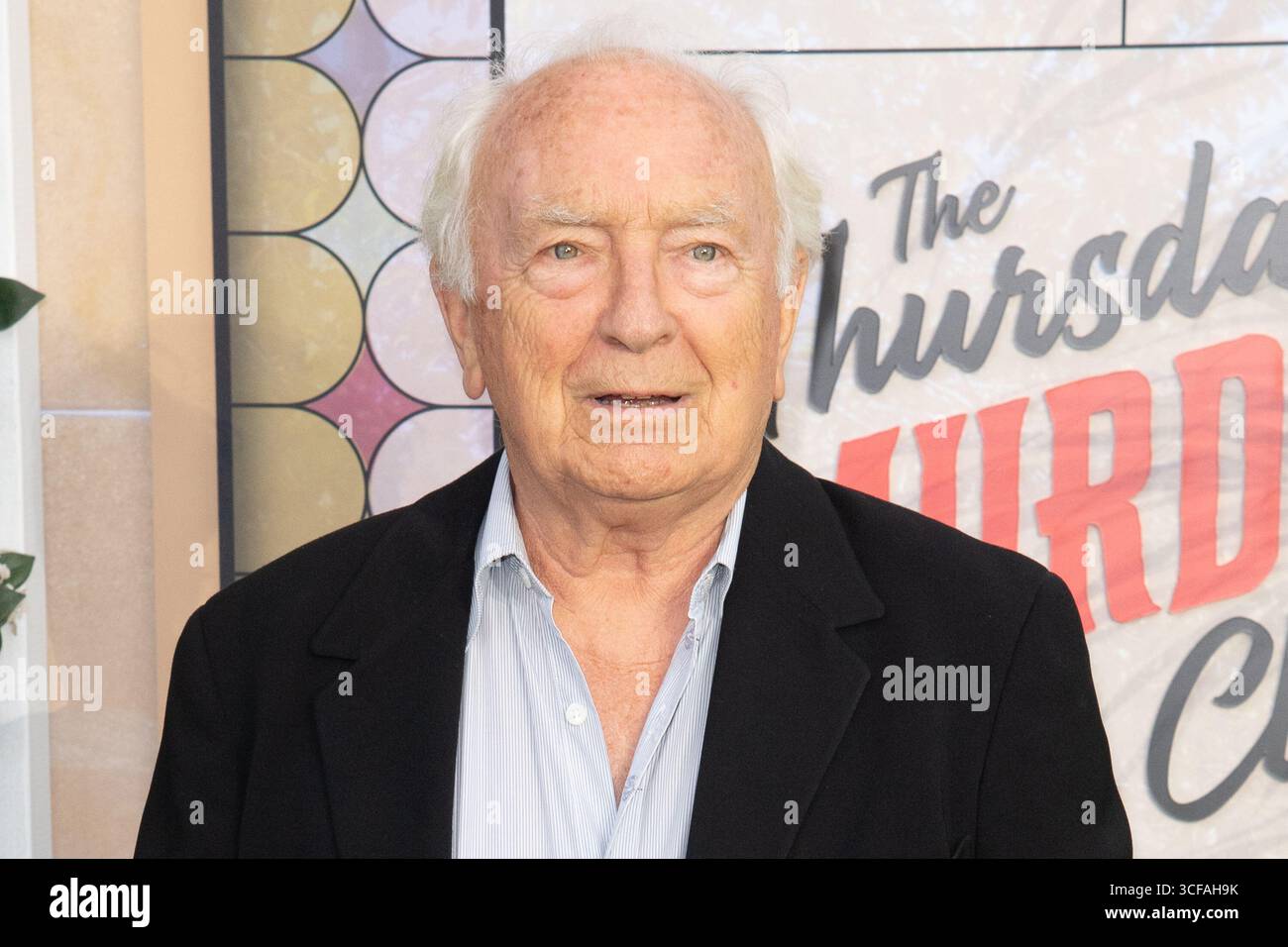 Londres, Royaume-Uni. 21 août 2025. Sur la photo : Paul Freeman assiste à la première britannique de « The Thursday Murder Club » aux jardins de Leicester Square. Crédit : Justin Ng/Alamy Live News Banque D'Images