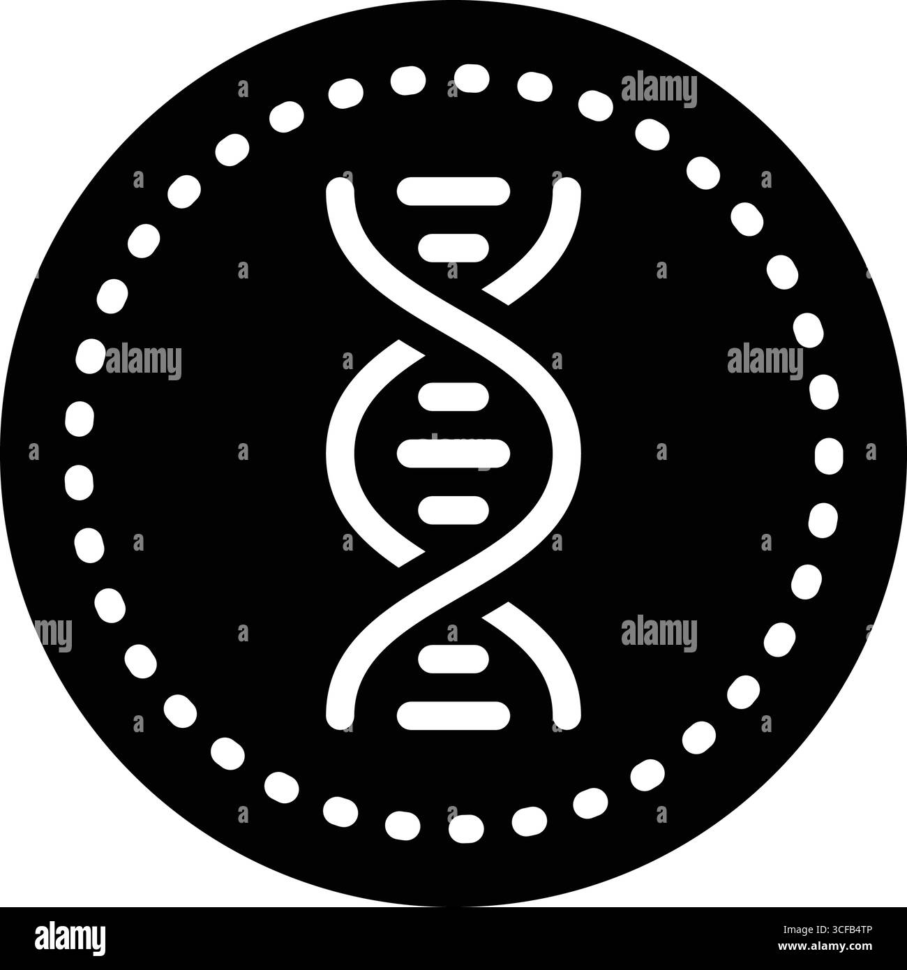 Icône pour spirale adn, adn Illustration de Vecteur