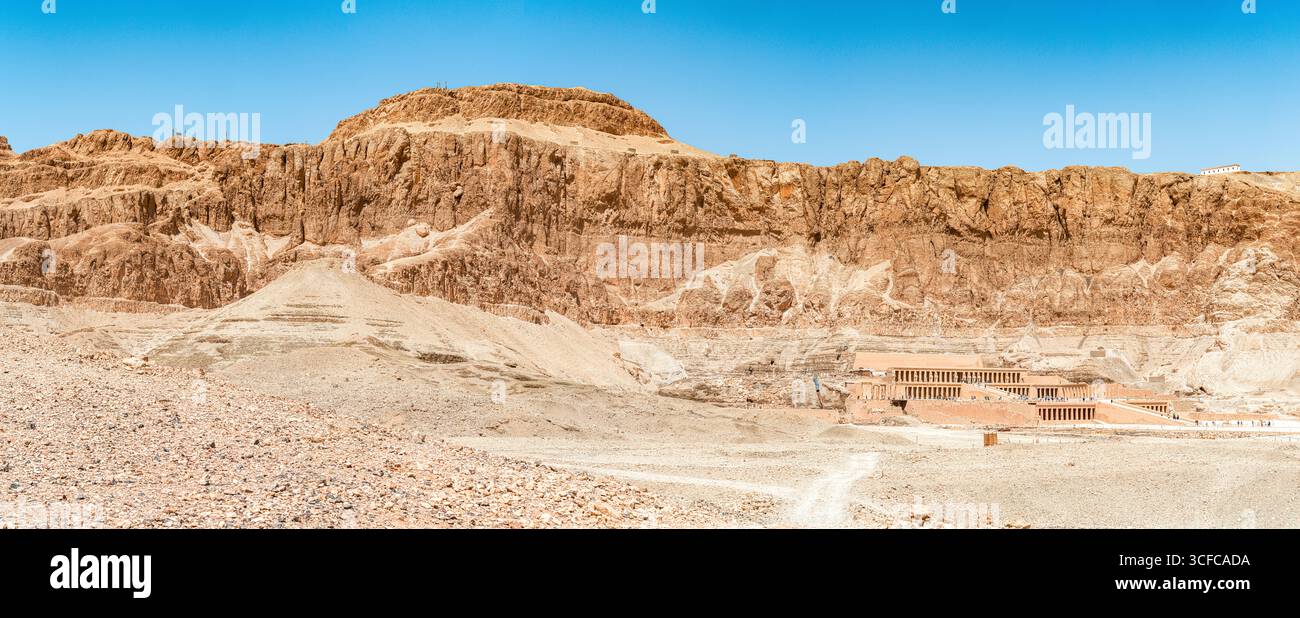 Temple de la reine Hatshepsout, Luxor, Egypte Banque D'Images