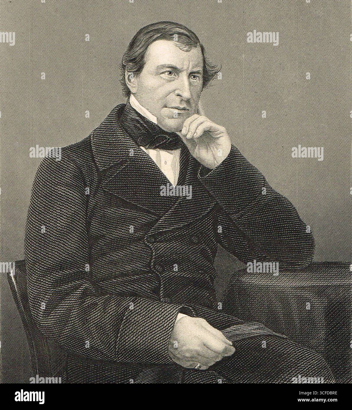 Frederic Thesiger, 1er baron Chelmsford, deux fois Lord High Chancelier de Grande-Bretagne, vers 1850 Banque D'Images