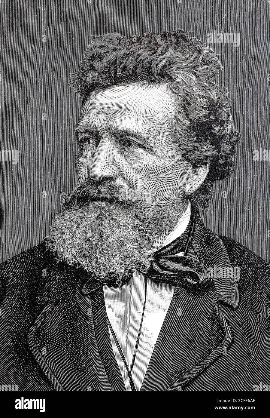 Hermann Lingg, de 1890 Ritter von Lingg, (né le 22 janvier 1820 à Lindau, décédé le 18 juin, 1905, Munich), poète et médecin allemand, historique, authentique, reproduction numérisée d'un original du XIXe siècle, date d'enregistrement non indiquée Banque D'Images Hermann Lingg, de 1890 Ritter von Lingg, (né le 22 janvier 1820 à Lindau, décédé le 18 juin, 1905, Munich), poète et médecin allemand, historique, authentique, reproduction numérisée d'un original du XIXe siècle, date d'enregistrement non indiquée Banque D'Images