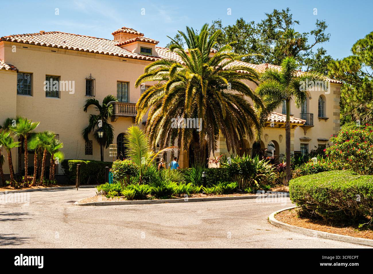 Seagate, domaine d'hiver de Powel Crosley Jr, Tamiami Trail, Sarasota, Floride Banque D'Images