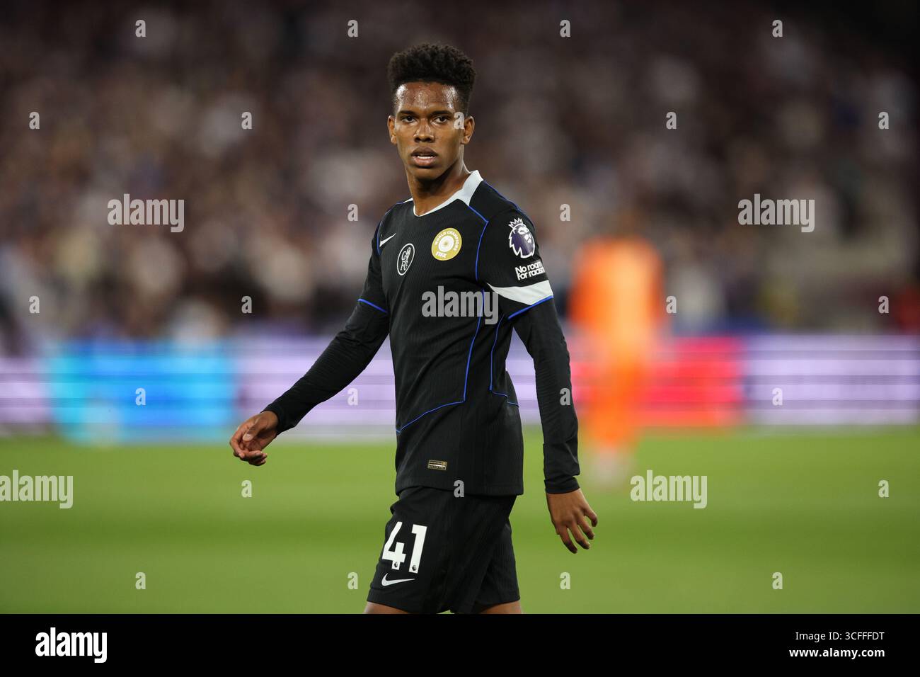 LONDRES, Royaume-Uni - 22 août 2025 : Estevao de Chelsea lors du match de premier League entre West Ham United FC et Chelsea FC au London Stadium (crédit : Craig Mercer/ Alamy Live News) Banque D'Images LONDRES, Royaume-Uni - 22 août 2025 : Estevao de Chelsea lors du match de premier League entre West Ham United FC et Chelsea FC au London Stadium (crédit : Craig Mercer/ Alamy Live News) Banque D'Images
