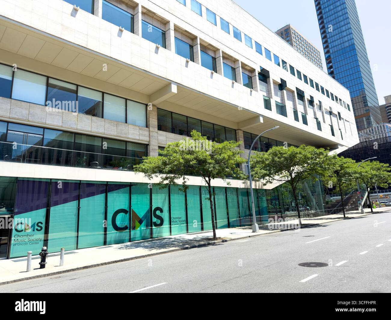 CMS Chamber Music Society of Lincoln Center, Irene Diamond Building, extérieur du bâtiment, 70 Lincoln Center Plaza, West 65th Street, Manhattan, New York Banque D'Images