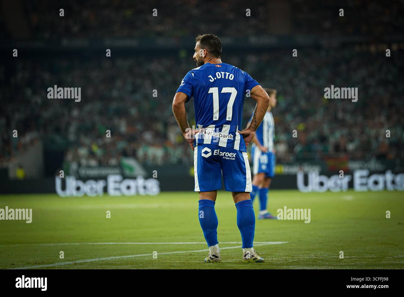 Séville, Espagne. 22 août 2025. Jonny Otto (Deportivo Alaves) lors du match de LaLiga entre Real Betis et Deportivo Alaves, au stade la Cartuja. Crédit : Fernando Vazquez / Alamy Live News Banque D'Images