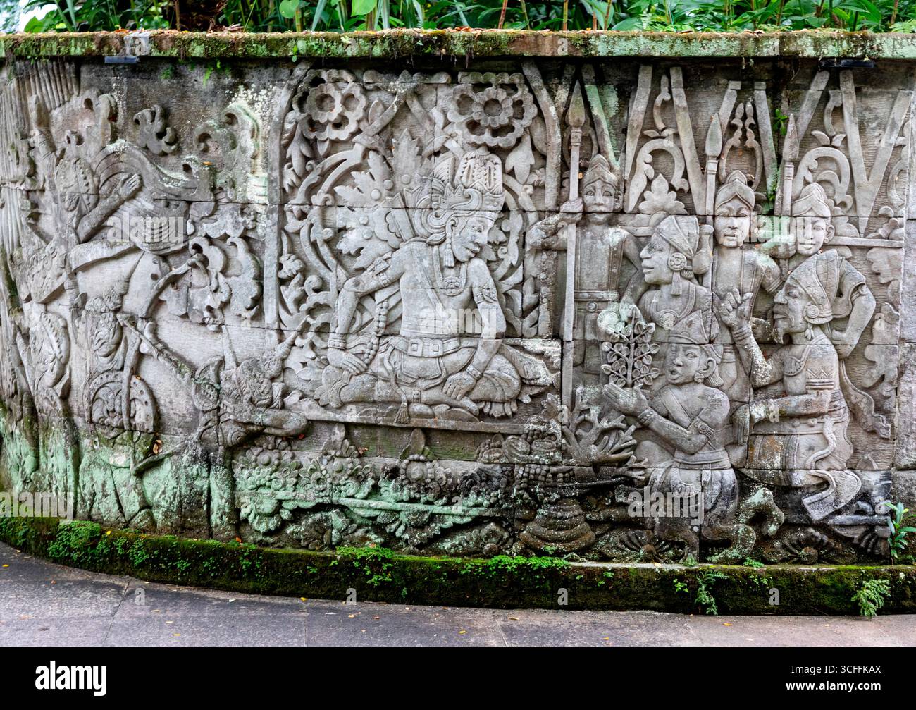 Fort Canning Park. Le parc surplombe Orchard Road et est situé au cœur du quartier civique et culturel de Singapour Banque D'Images