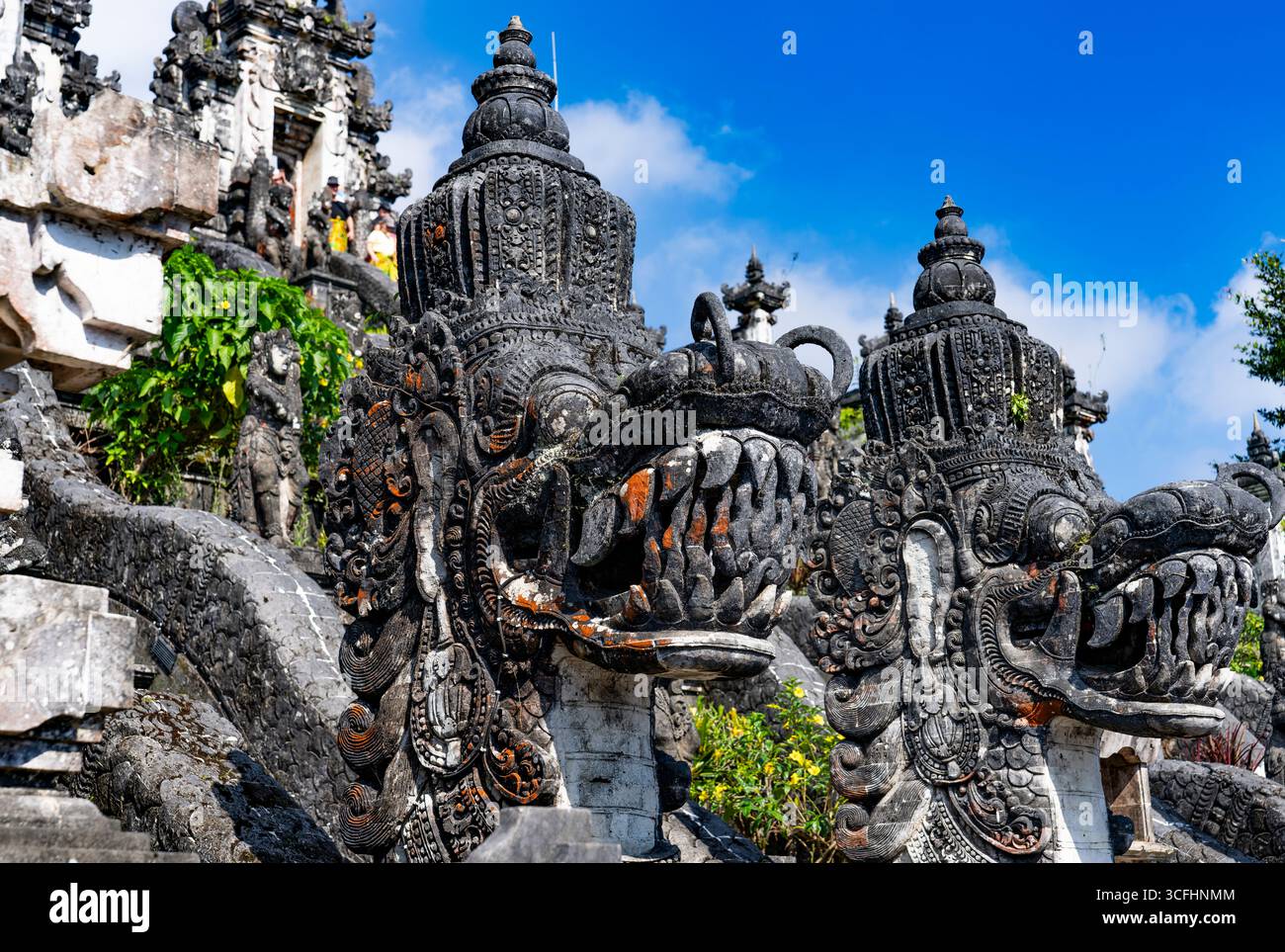 Bali, Indonésie - 6 août 2025 : Temple Penataran Agung Lempuyang à Bali. Banque D'Images