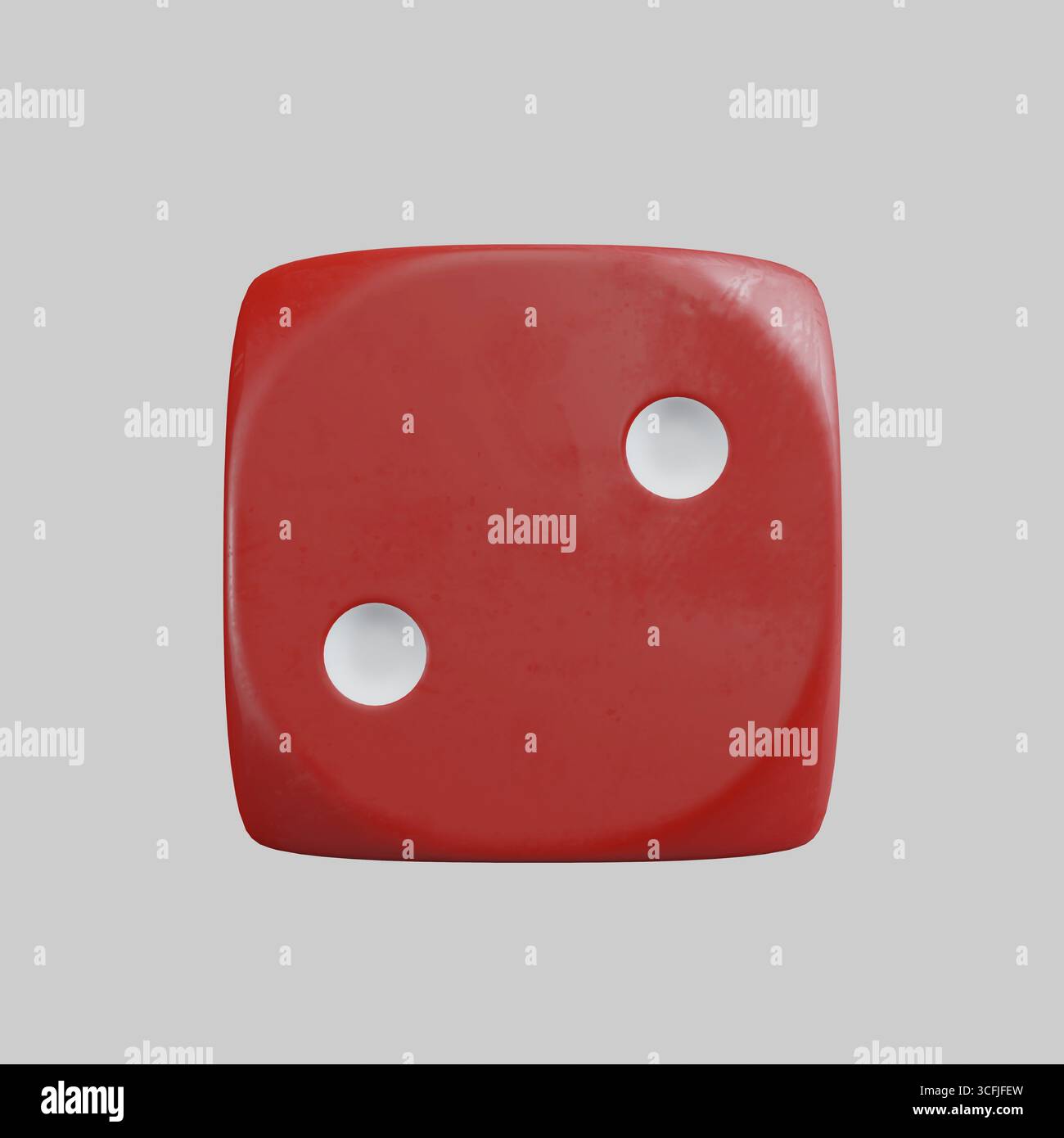 rendu 3d de dés isolés pour casino ou concept de jeu Banque D'Images