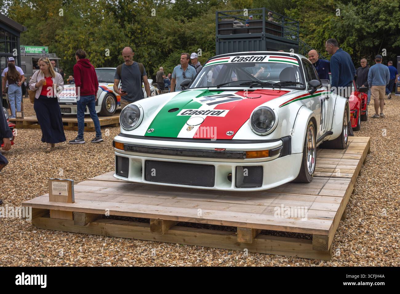 Porsche 934 1976, exposée au Megaphonics 2025. Banque D'Images