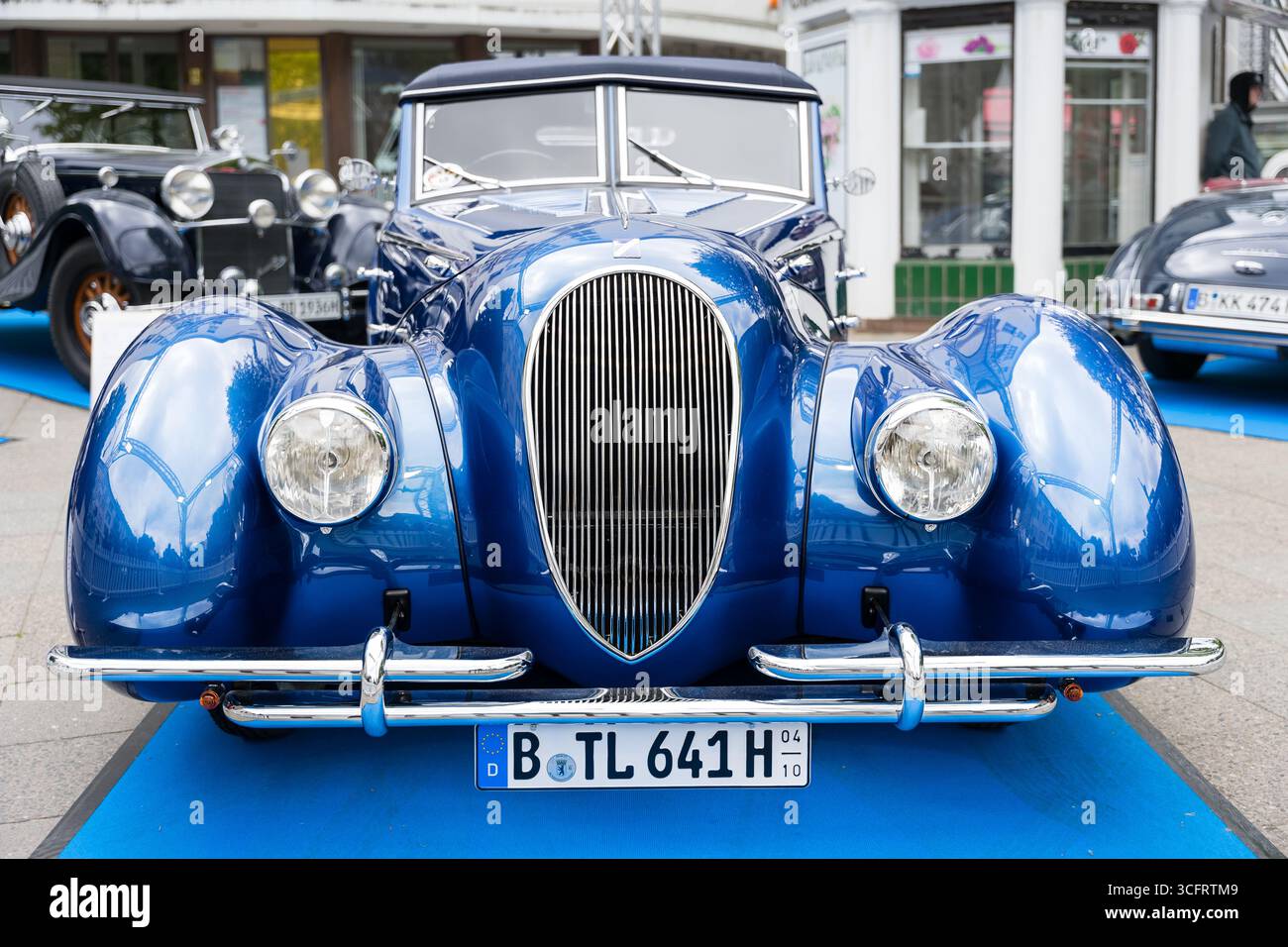 BERLIN - 10 MAI 2025 : la voiture de course du Grand prix Talbot-Lago T23, 1941. Classic Days Berlin. Banque D'Images